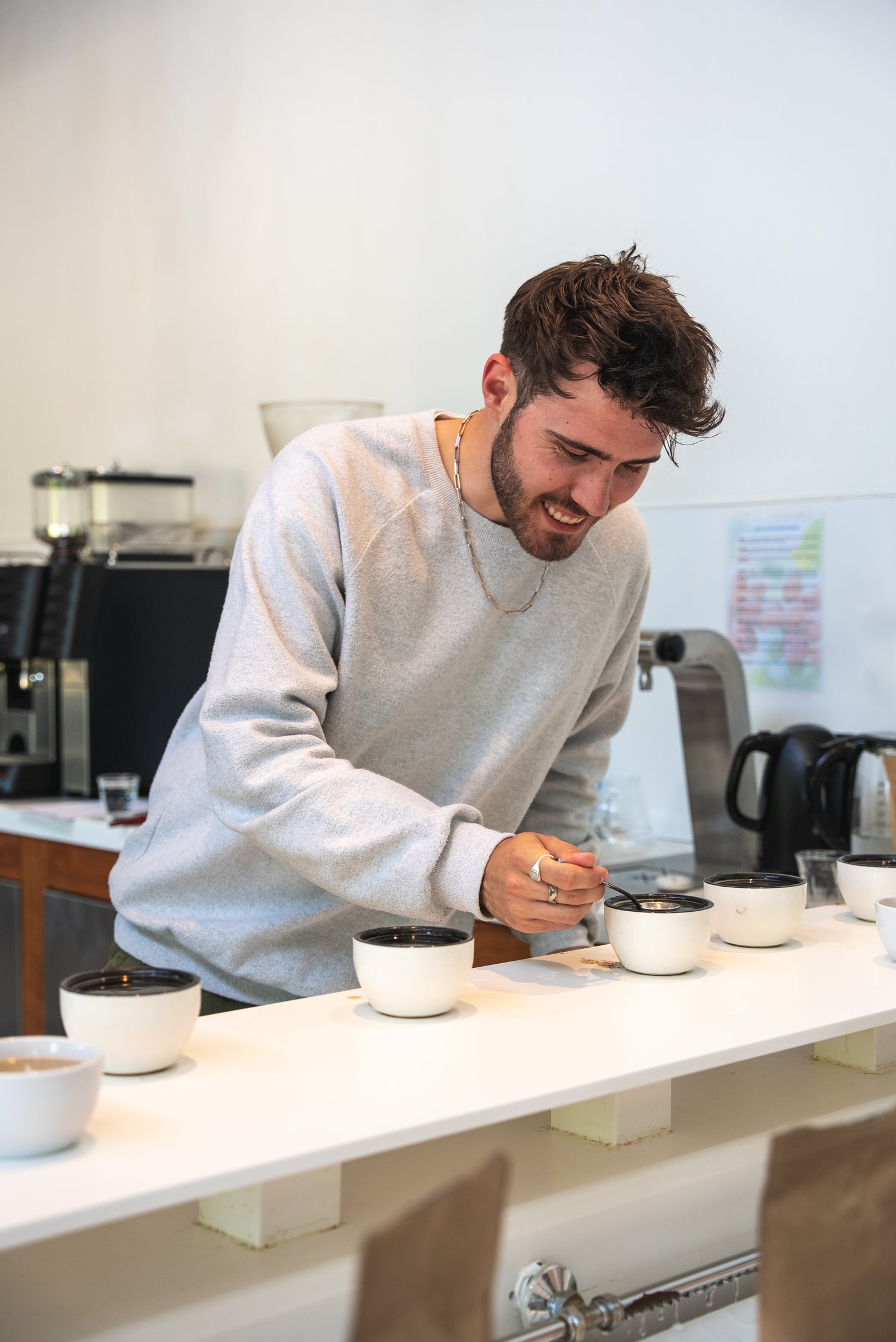 Alfie Making Coffee